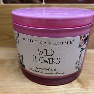 Red Leaf Home Candle